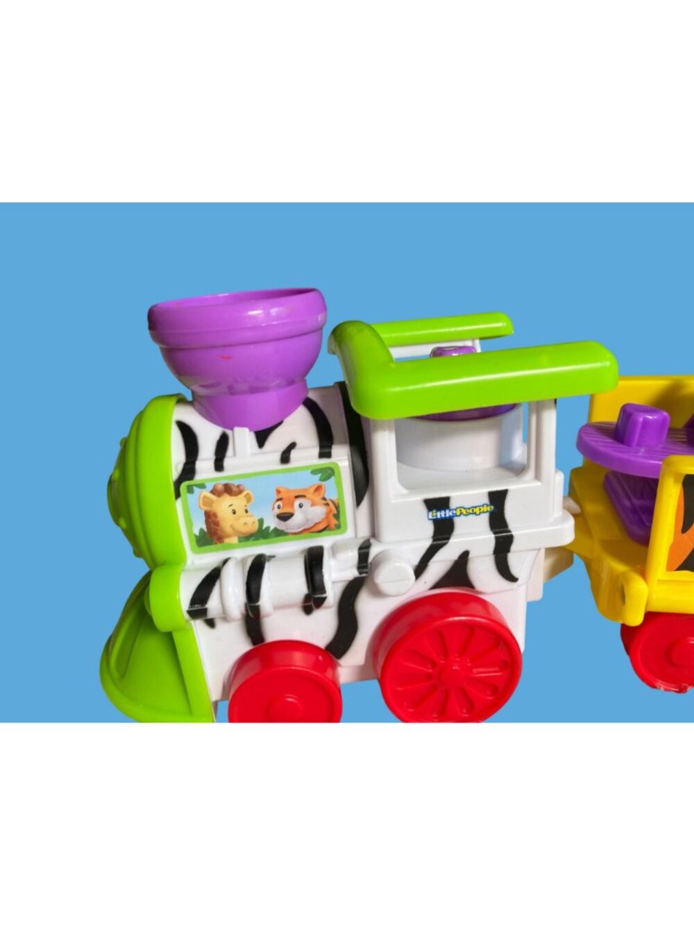 Fisher Price Little People Musical Zoo Train Playset 2001-2002 - Picture 4 of 11
